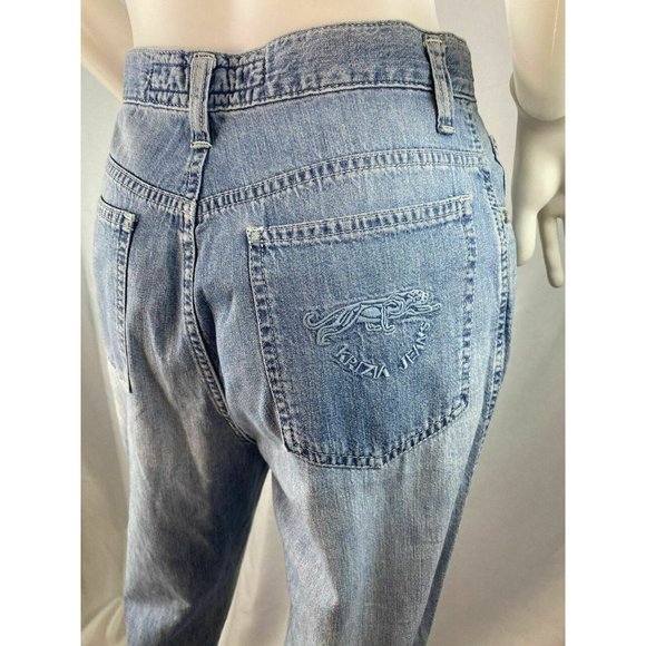 Krizia Jeans Light Wash High Waisted Mom Jeans Vin - Picture 6 of 7